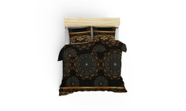 L'essentiel linge de maison Osmanlı - Negro y amarillo